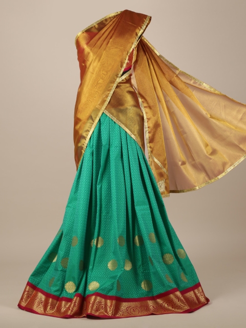 

Pothys Multicoloured Woven Design Tissue Traditional Half Saree, Multi