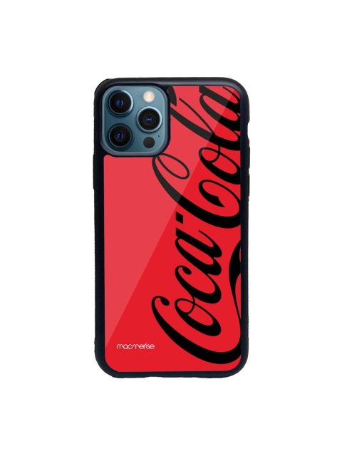 

macmerise Red & Black Coke Printed iPhone 12 Pro Back Case