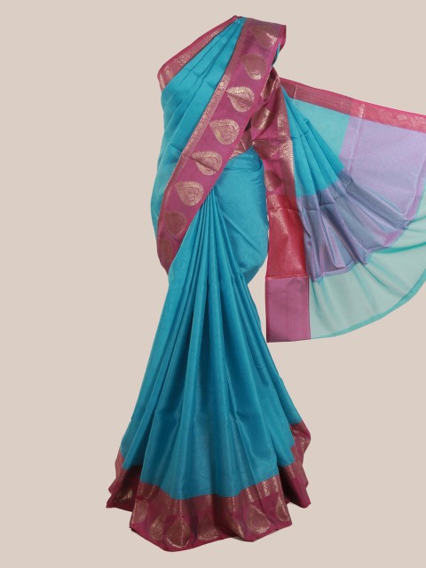 

Pothys Blue Woven Design Art Silk Saree