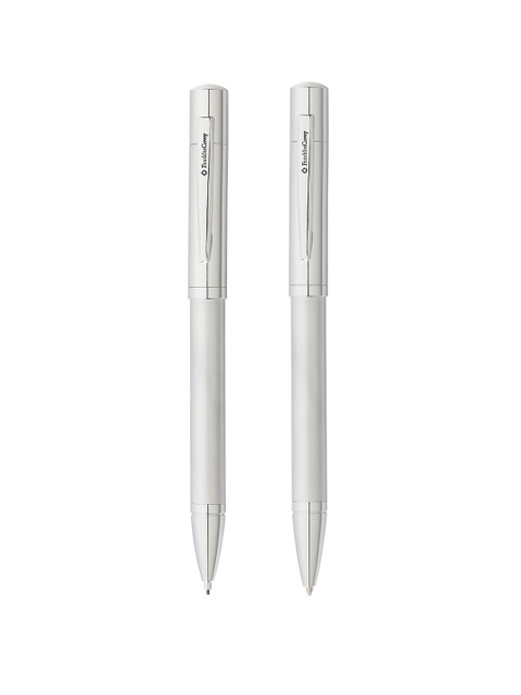 

Cross Set Of 2 Silver-Toned Greenwich SatChrome B/P PCL Ball Pen With Gift Box