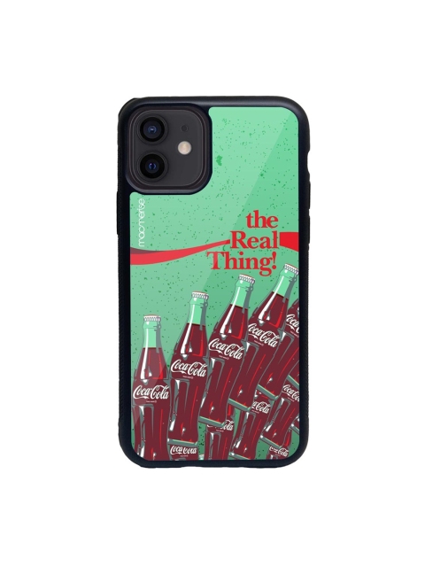 

macmerise Black & Sea Green The Real Thing iPhone 12 Back Case