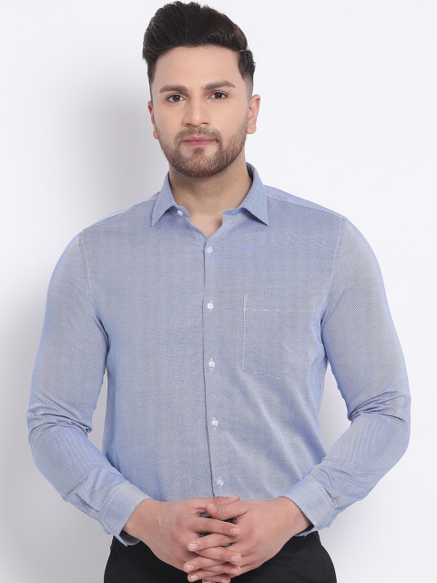 

Turtle Men Blue Slim Fit Checked Casual Shirt