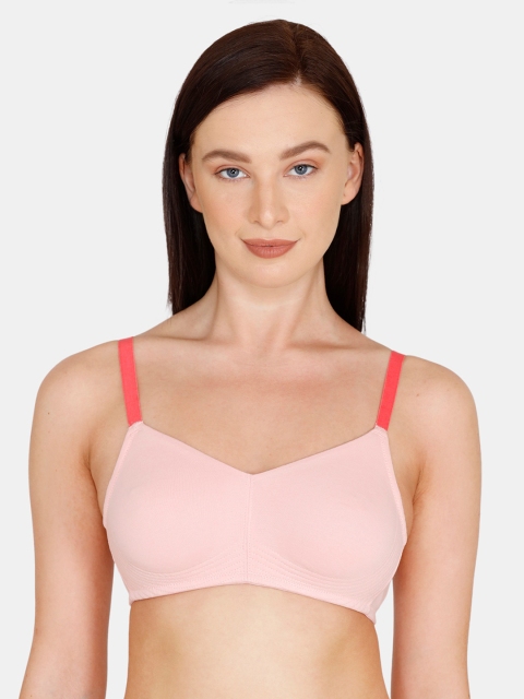 

Zivame Pink Solid Non-Wired Non Padded T-shirt Bra ZI10SCFASHAPINK