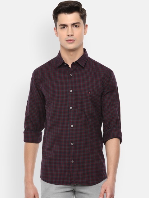 

Louis Philippe Sport Men Red Checked Casual Shirt