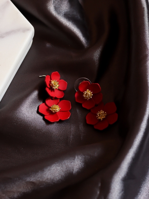 

Bellofox Red Contemporary Studs