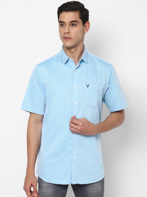 

Allen Solly Men Blue Solid Casual Shirt