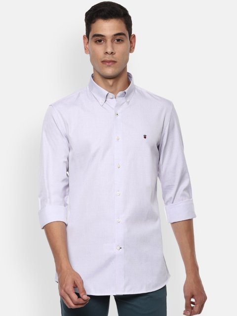 

Louis Philippe Sport Men Purple Solid Casual Shirt