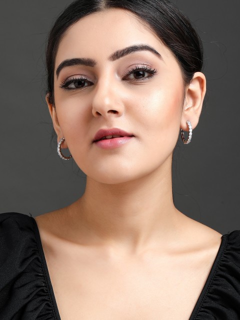 

TOKYO TALKIES X rubans FASHION ACCESSORIES Silver-Toned Contemporary Studs