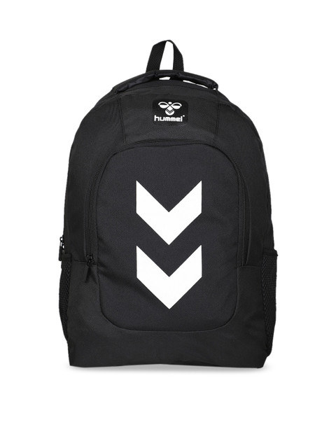

hummel Unisex Black & White Geometric Backpacks