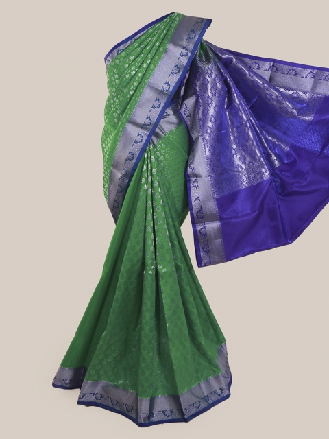 

Pothys Green Woven Design Art Silk Saree