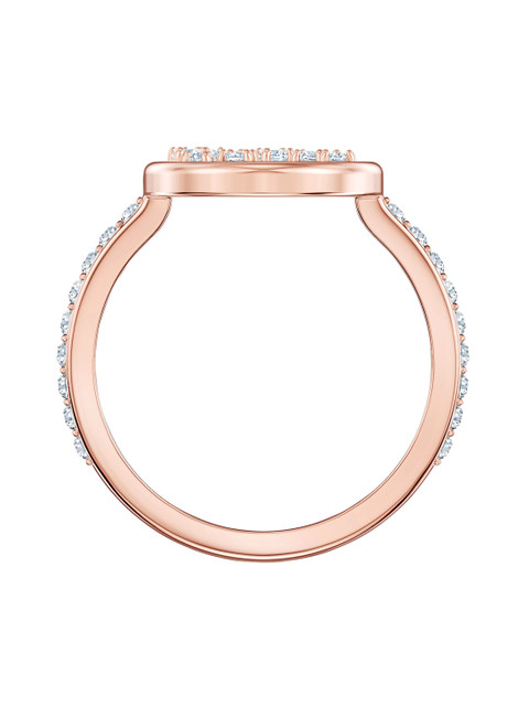 

SWAROVSKI Gold-Plated & White Stone-Studded Finger Ring