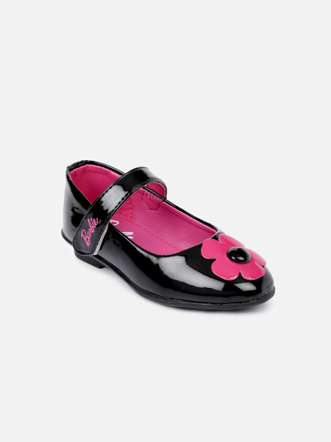 

Kids Ville Girls Black & Pink Barbie Featured Embellished Ballerinas