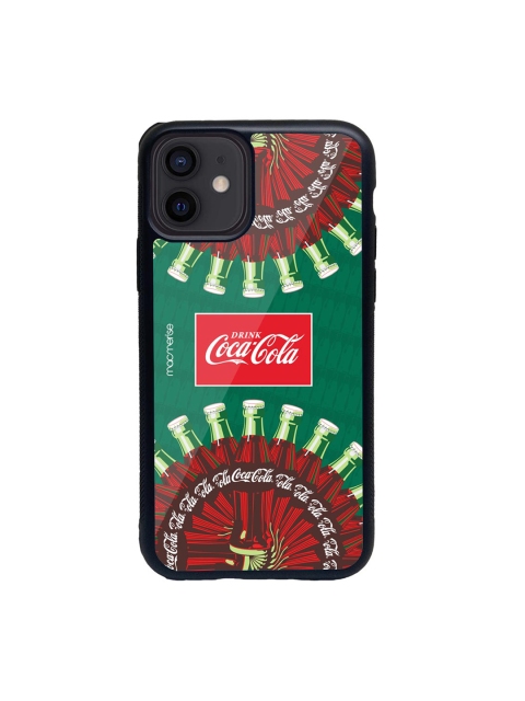 

macmerise Black & Green Drink Coke Printed iPhone 12 Back Case