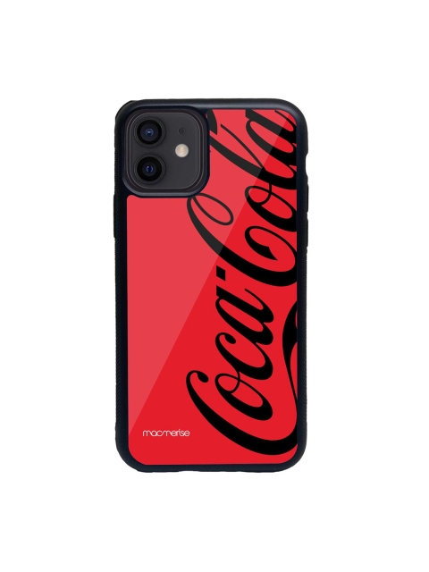 

macmerise Red & Black Coke Glass iPhone 12 Phone Case
