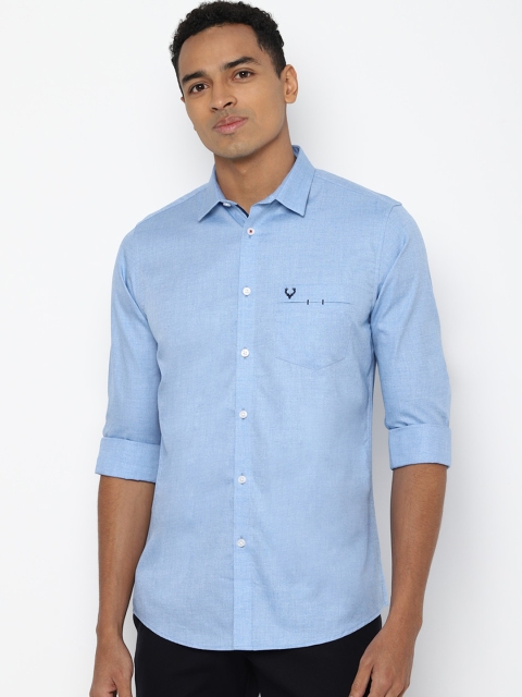 

Allen Solly Men Blue Solid Casual Shirt