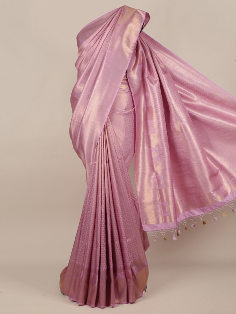 

Pothys Pink Pure Silk Woven Design Banarasi Saree
