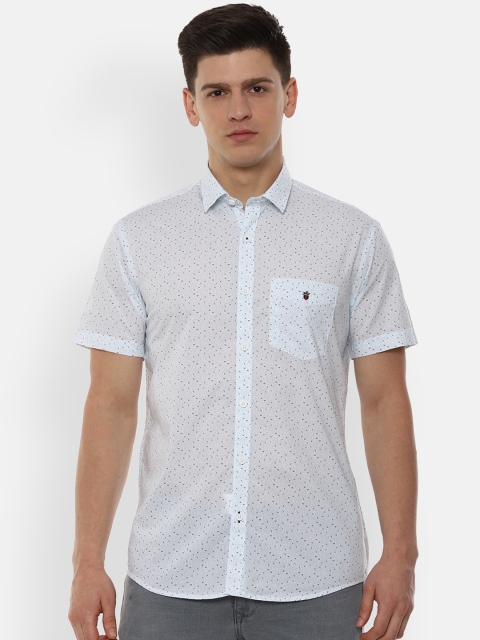 

Louis Philippe Sport Men Blue Printed Casual Shirt