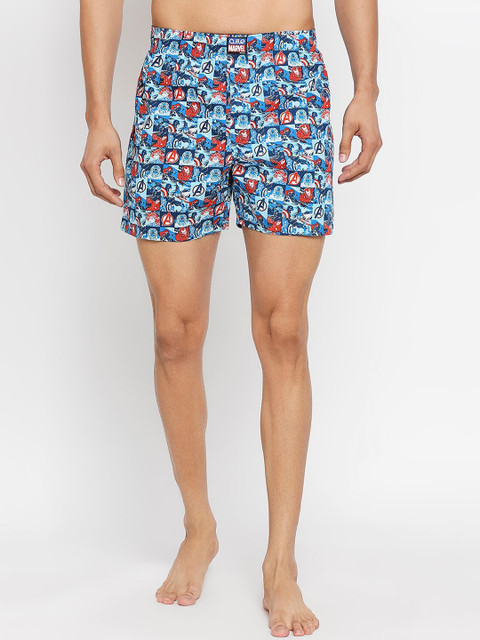

Ajile by Pantaloons Men Blue & Red Avengers Cotton Printed Boxers 8905172256045