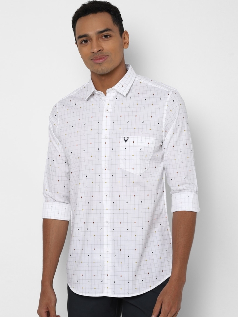 

Allen Solly Men White Printed Casual Shirt