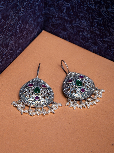 

Biba Red Contemporary Drop Earrings
