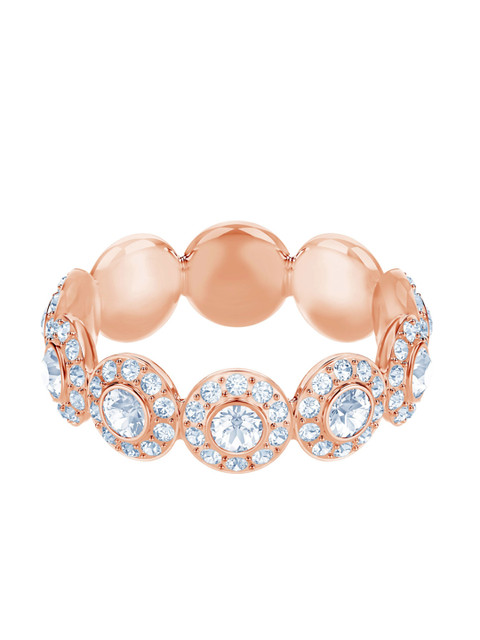 

SWAROVSKI Rose-Gold Plated White Crystals Studded Angelic Ring