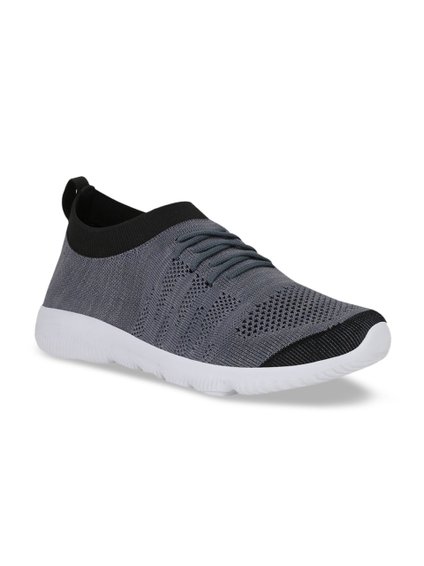 

M7 by Metronaut Men Woven Design Slip-On Sneakers, Grey