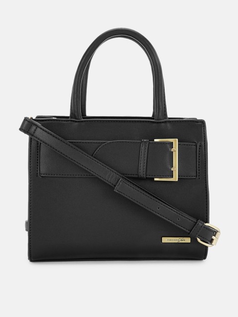 

Forever Glam by Pantaloons Black Solid Handheld Bag