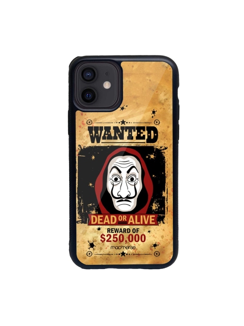 

macmerise Brown & Black Dead Or Alive Glass iPhone 12 Mini Phone Case