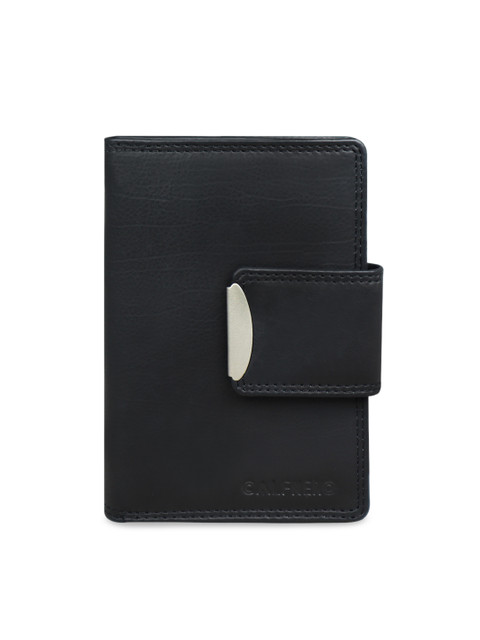 

CALFNERO Black Solid Clutch