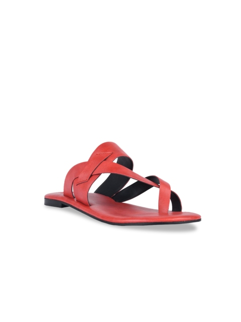 

SKO Boys Red Leather Comfort Sandals