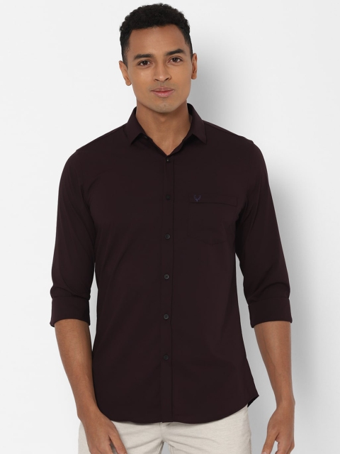 

Allen Solly Men Brown Solid Casual Shirt