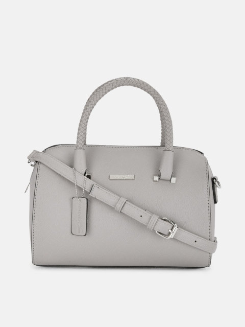 

Forever Glam by Pantaloons Grey Solid Handheld Bag