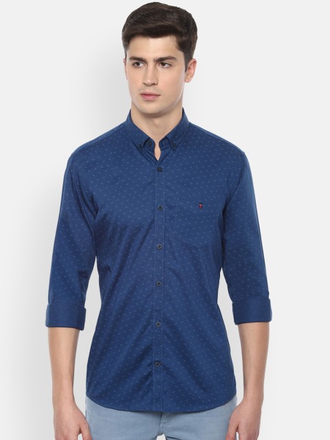

Louis Philippe Sport Men Blue Printed Casual Shirt