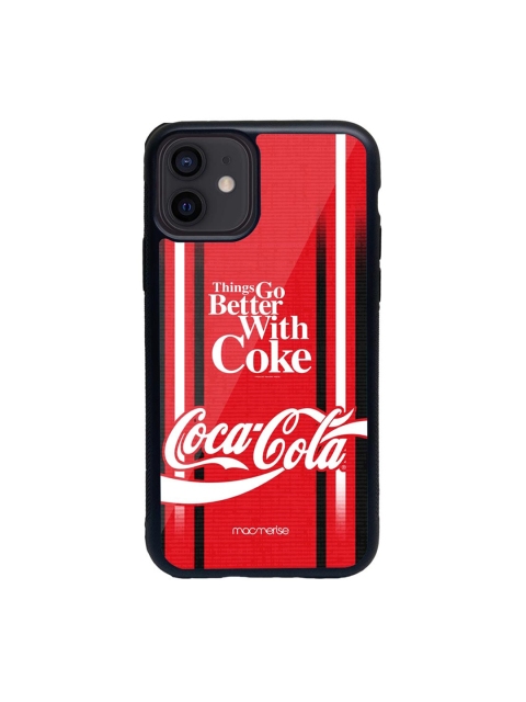 

macmerise Red & White Better With Coke iPhone 12 Back Case