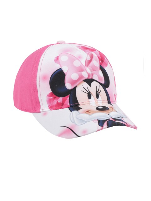 

Free Authority Girls Pink & White Minnie Printed Baseball Cap