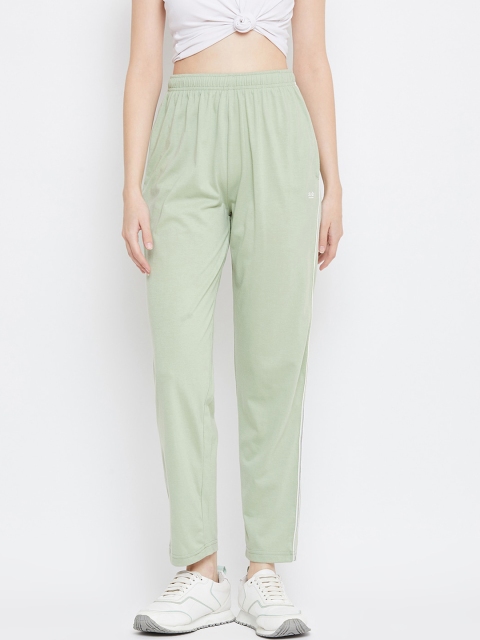 

Okane Women Sea Green Solid Track Pants
