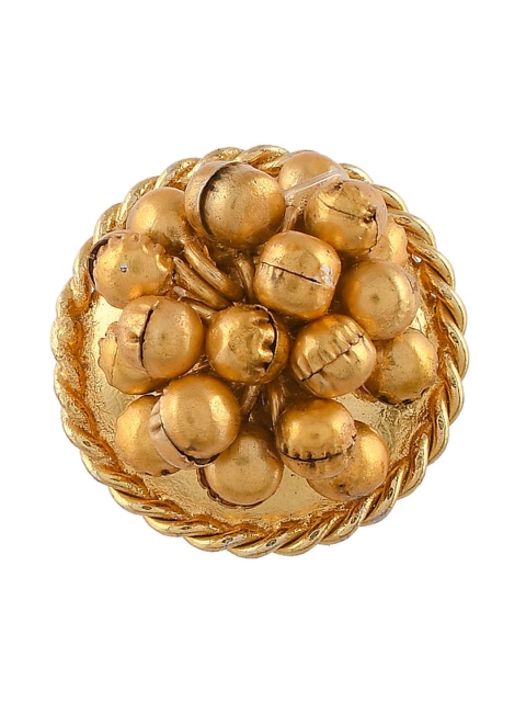 Imittire Women Gold-Plated Ghunghro Cocktail Ring