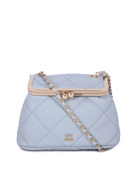 

LYN Blue Solid Handheld Bag