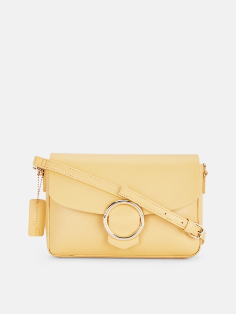 

Forever Glam by Pantaloons Yellow Solid Sling Bag