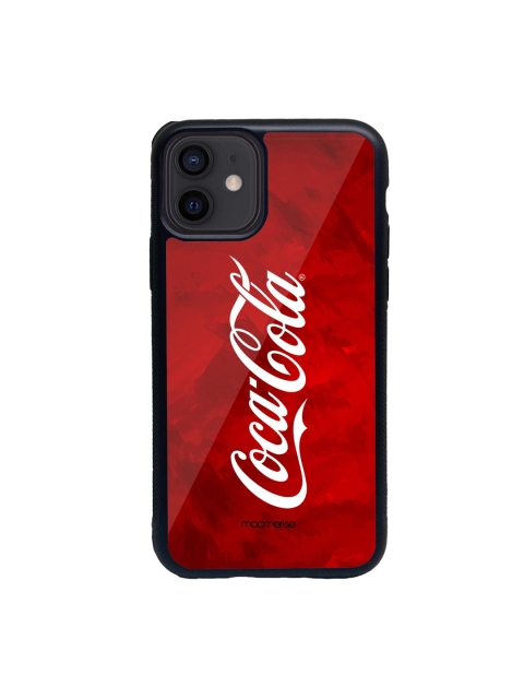 

macmerise Red & White Mist Coke Glass iPhone 12 Mini Phone Case