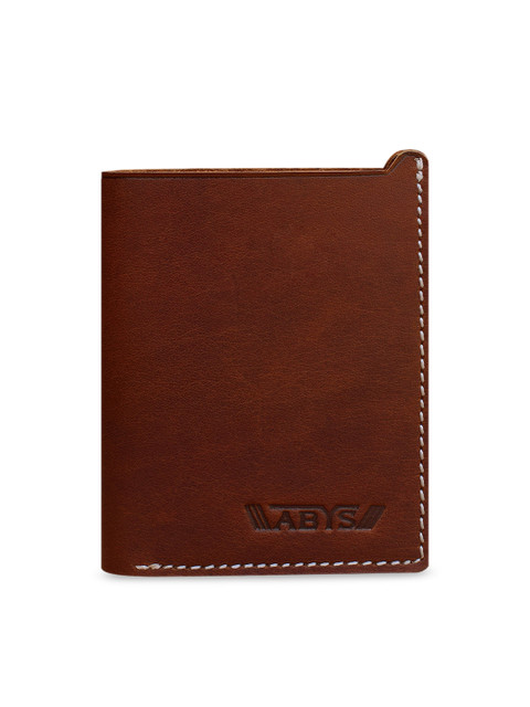 

ABYS Men Brown Textured Card Holder