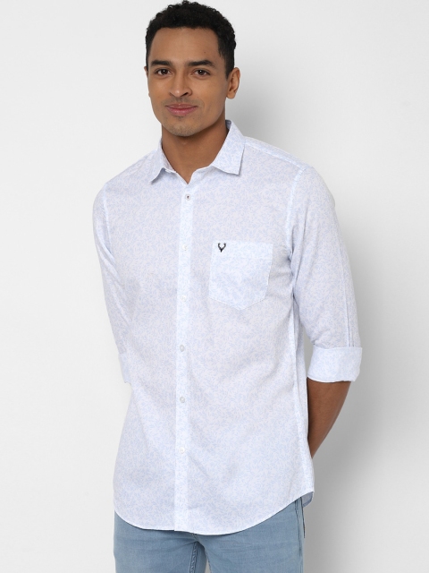 

Allen Solly Men White Printed Casual Shirt