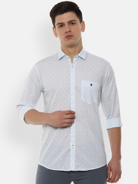 

Louis Philippe Sport Men White Printed Casual Shirt