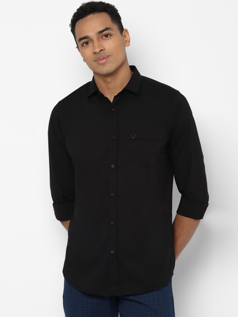 

Allen Solly Men Black Solid Casual Shirt
