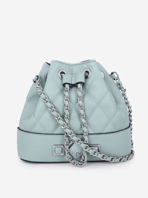 

LYN Blue Solid Sling Bag