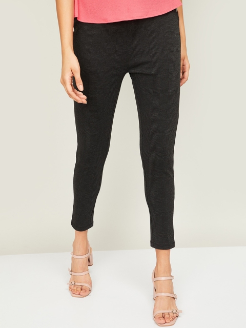 

CODE by Lifestyle Women Grey Regular Fit Solid Regular Trousers