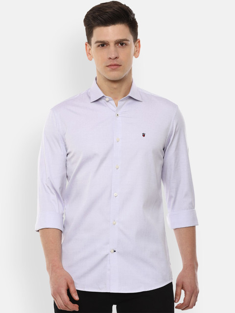 

Louis Philippe Sport Men Purple Self Design Casual Shirt