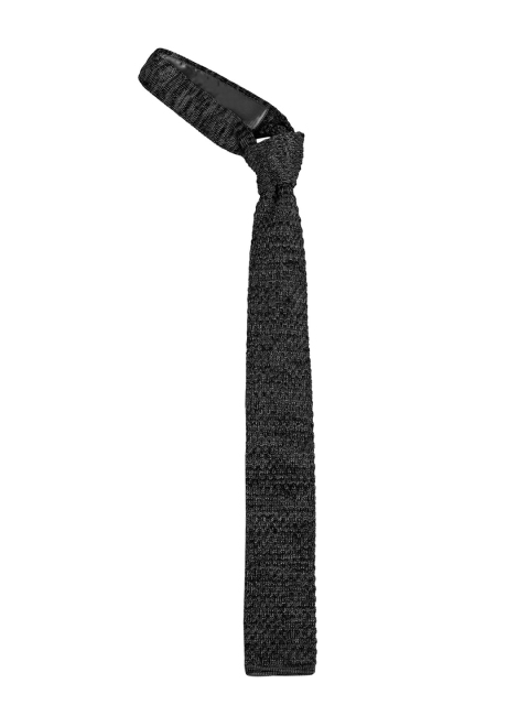 

Alvaro Castagnino Black Woven Design Broad Tie