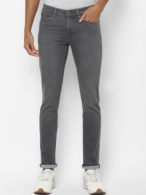 

Allen Solly Men Grey Slim Fit Mid-Rise Stretchable Clean Look Jeans