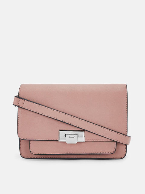 

Forever Glam by Pantaloons Pink Solid Sling Bag